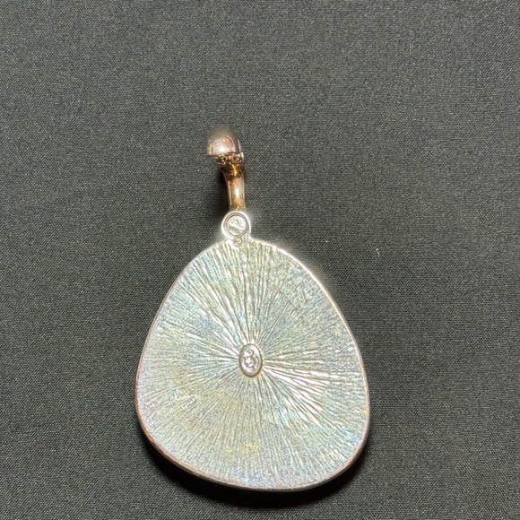 ⏰ NWOT Premier Designs faux turquoise silver necklace pendant stretch bracelets - Picture 6 of 11